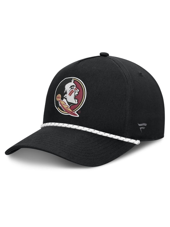 Men's Fanatics Black Florida State Seminoles Undertone Rope Adjustable Hat