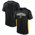 thumbnail image 1 of Men's Fanatics Black/Gold Pittsburgh Penguins Authentic Pro Rink Tech T-Shirt, 1 of 3