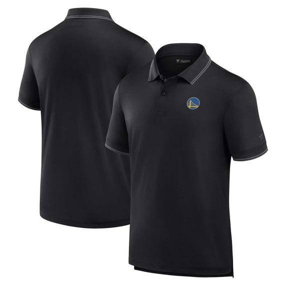 Men's Fanatics Black Golden State Warriors Front Office Pique Polo