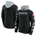thumbnail image 1 of Men's Fanatics  Black/Gray Las Vegas Raiders Patched Out Pullover Hoodie, 1 of 3