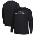 thumbnail image 1 of Men's Fanatics Black Green Bay Packers Big & Tall Coverage Scheme Long Sleeve T-Shirt, 1 of 3