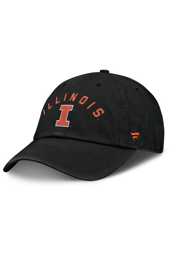 Men's Fanatics Black Illinois Fighting Illini Myth Adjustable Hat
