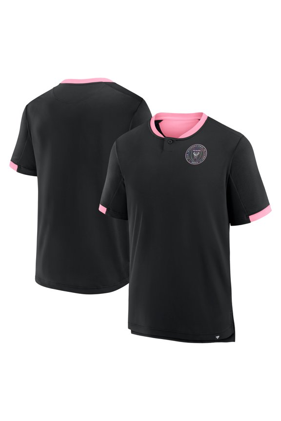 Men's Fanatics Black Inter Miami CF Stoppage Time Striker T-Shirt