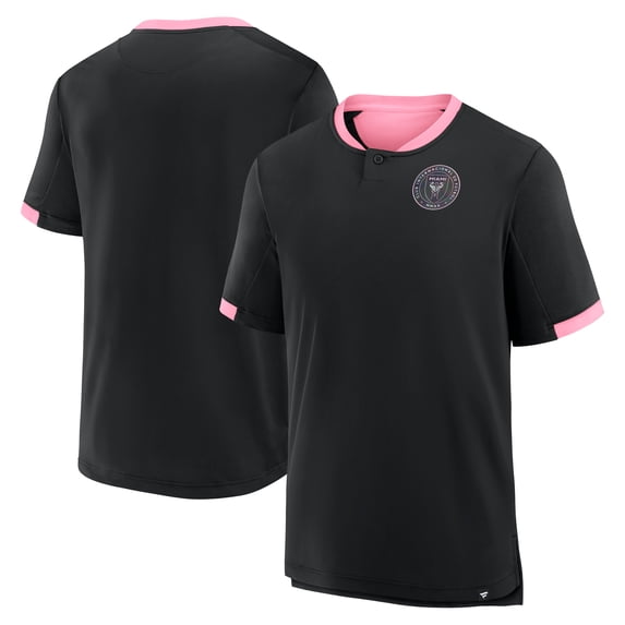 Men's Fanatics Black Inter Miami CF Stoppage Time Striker T-Shirt