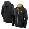 thumbnail image 1 of Men's Fanatics Black Iowa Hawkeyes Defender Full-Zip Hoodie, 1 of 3