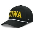 thumbnail image 1 of Men's Fanatics  Black Iowa Hawkeyes Foul Ball Rope Adjustable Hat, 1 of 4