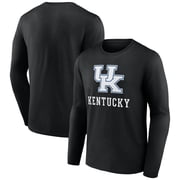 Mens Fanatics Black Kentucky Wildcats Team Lockup Long Sleeve T-Shirt