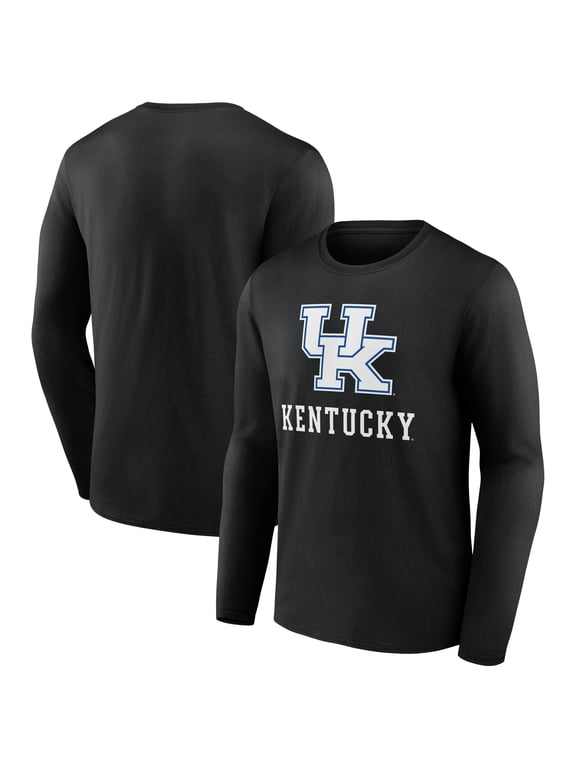 Men's Fanatics Black Kentucky Wildcats Team Lockup Long Sleeve T-Shirt