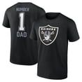 thumbnail image 1 of Men's Fanatics Black Las Vegas Raiders Father's Day T-Shirt, 1 of 3
