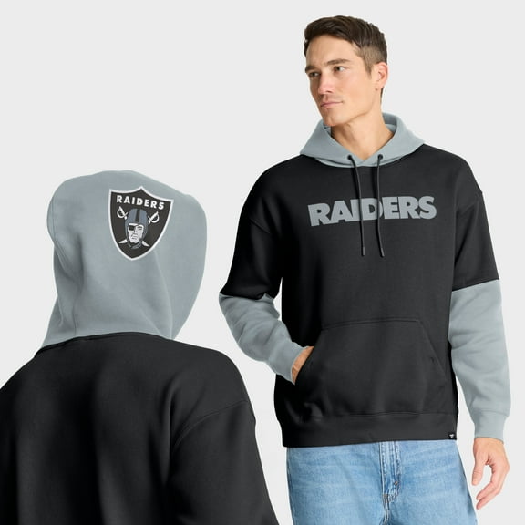 Men's Fanatics Black Las Vegas Raiders Helmet Pullover Hoodie