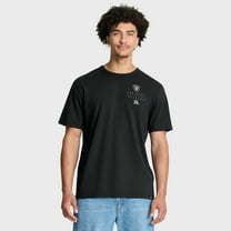 Men's Fanatics Black Las Vegas Raiders Passing Pocket Legacy T-Shirt