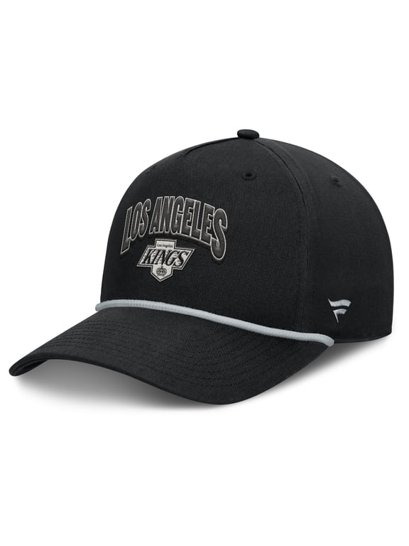 Men's Fanatics Black Los Angeles Kings Decades Collection A-Frame Adjustable Hat
