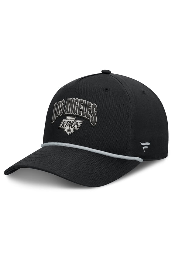 Men's Fanatics Black Los Angeles Kings Decades Collection A-Frame Adjustable Hat
