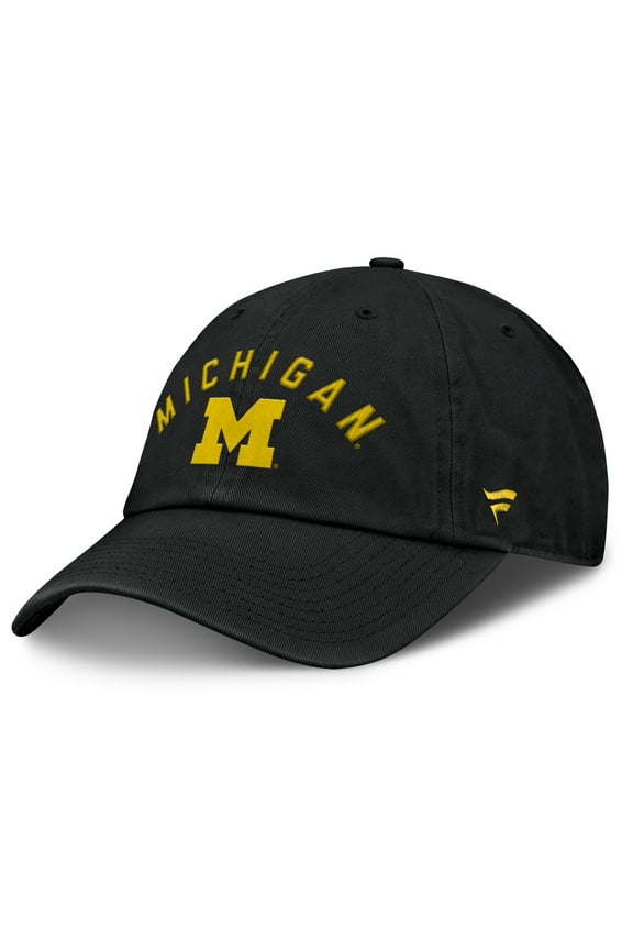 Men's Fanatics Black Michigan Wolverines Myth Adjustable Hat