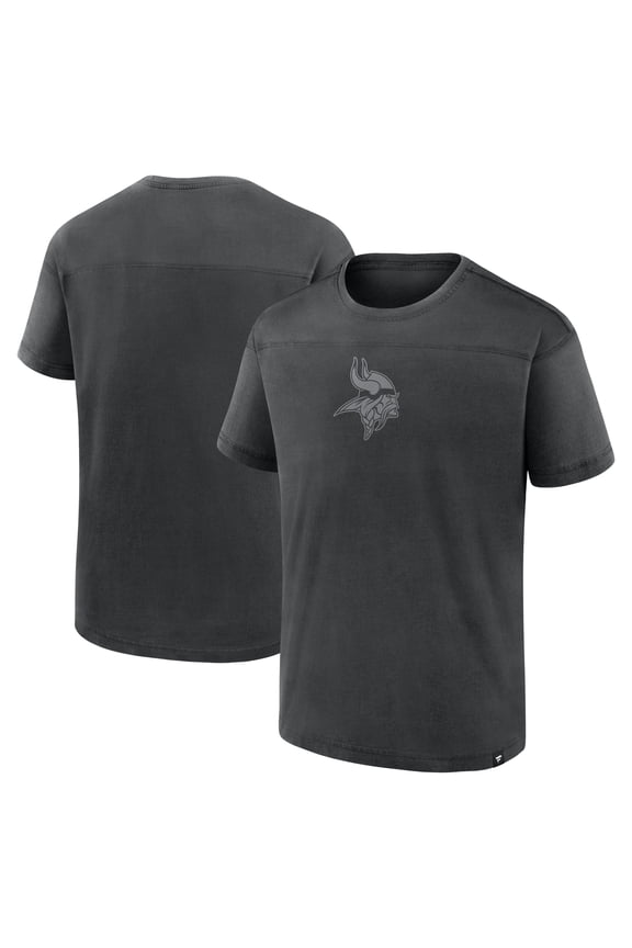Men's Fanatics Black Minnesota Vikings Mini Tonal T-Shirt