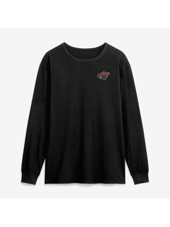 Men's Fanatics Black Minnesota Wild Game Long Sleeve T-Shirt