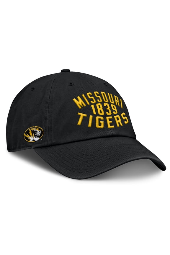 Men's Fanatics Black Missouri Tigers Archer Adjustable Hat