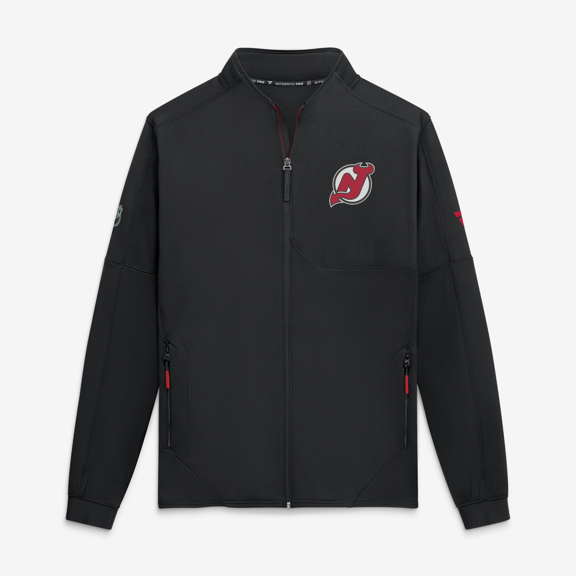 Men's Fanatics Black New Jersey Devils Authentic Pro Rink Fleece Full-Zip Jacket