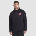 thumbnail image 1 of Men's Fanatics Black New Jersey Devils Authentic Pro Rink Raglan Quarter-Zip Pullover, 1 of 7