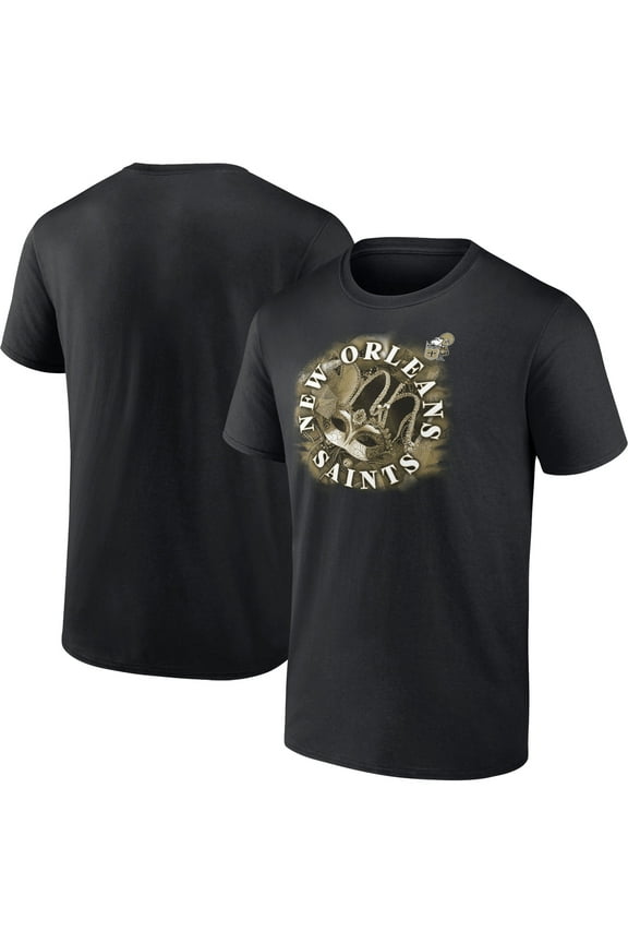 Men's Fanatics Black New Orleans Saints Big & Tall Sporting Chance T-Shirt