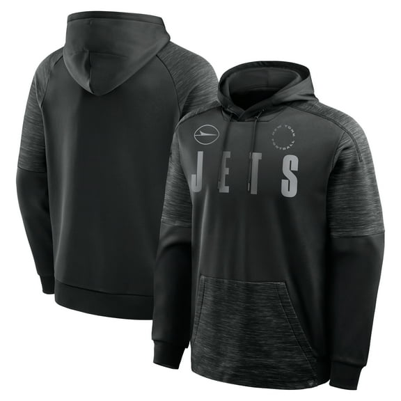 Men's Fanatics Black New York Jets Chip Shot Pullover Hoodie
