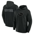 thumbnail image 1 of Men's Fanatics Black New York Jets Elements Blaze Tri-Blend Long Sleeve Hoodie T-Shirt, 1 of 3