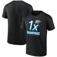 thumbnail image 1 of Men's Fanatics  Black Oklahoma City Thunder 2025 NBA Finals Champions Dunk Contest T-Shirt, 1 of 4