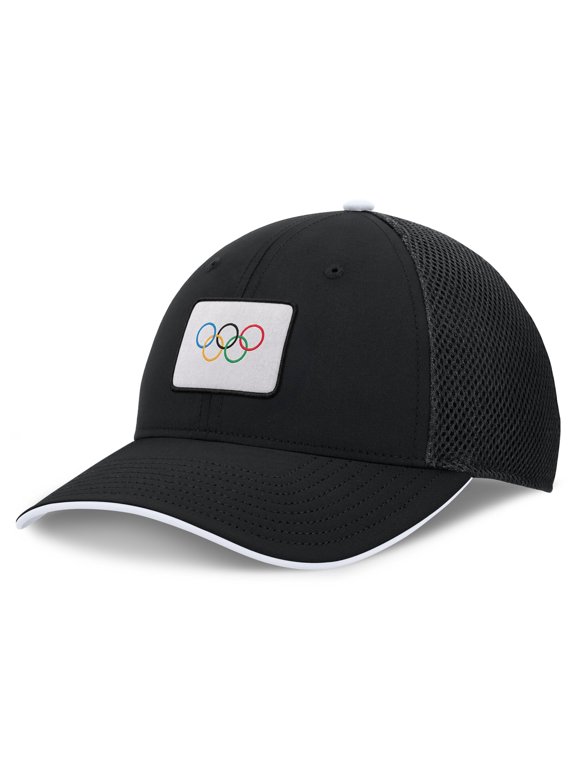 Men's Fanatics Black Olympic Games IOC Periphery Adjustable Hat