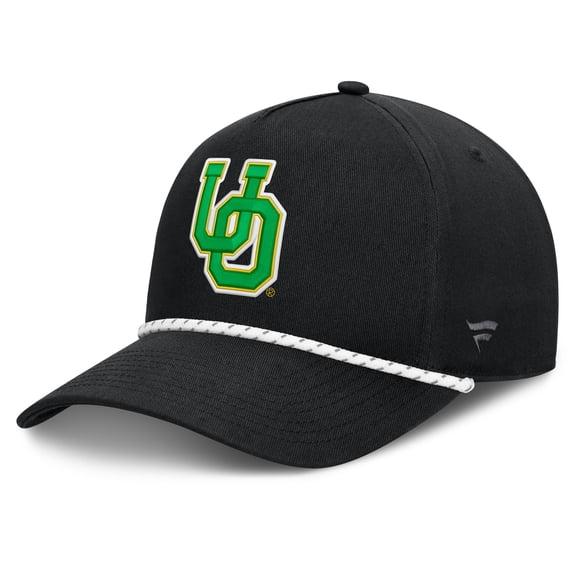 Men's Fanatics  Black Oregon Ducks Undertone Rope Adjustable Hat