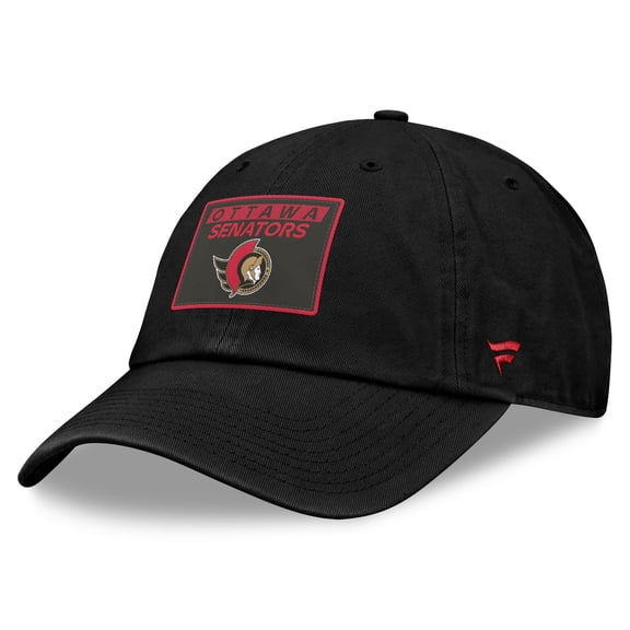 Men's Fanatics Black Ottawa Senators Authentic Pro Prime Adjustable Hat