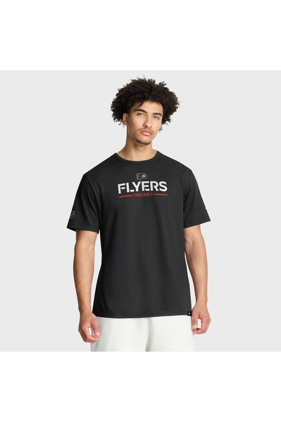 Men's Fanatics Black Philadelphia Flyers Authentic Pro Primary T-Shirt