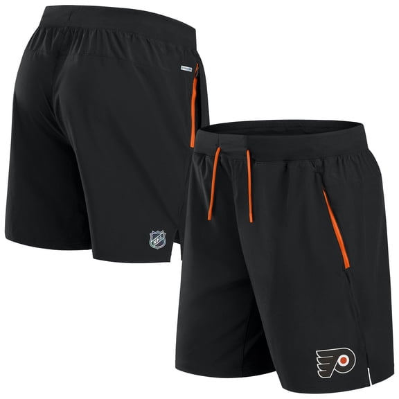 Men's Fanatics Black Philadelphia Flyers Authentic Pro Rink Performance Shorts