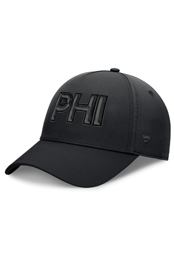 Men's Fanatics Black Philadelphia Flyers Authentic Pro Road Team Code Flex Hat