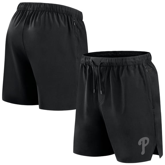 Men's Fanatics Black Philadelphia Phillies Front Office Micro Tonal Shorts