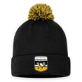 thumbnail image 1 of Men's Fanatics  Black Pittsburgh Penguins 2023 NHL Draft Cuffed Knit Hat with Pom, 1 of 2
