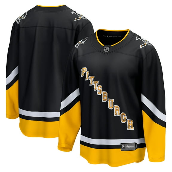 Men's Fanatics Black Pittsburgh Penguins Alternate Breakaway Jersey