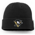 thumbnail image 1 of Men's Fanatics Black Pittsburgh Penguins Core Primary Logo Cuffed Knit Hat, 1 of 2