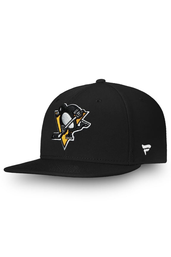 Men's Fanatics Black Pittsburgh Penguins Primary Logo Snapback Hat