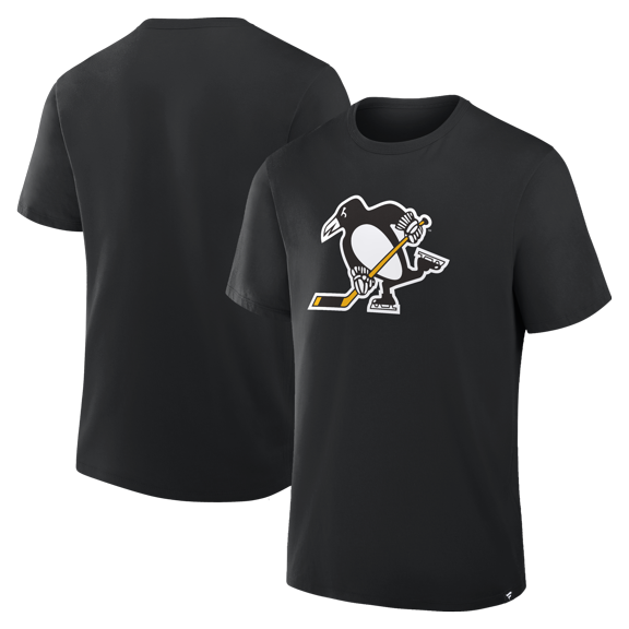 Men's Fanatics Black Pittsburgh Penguins Elevated Essential T-Shirt