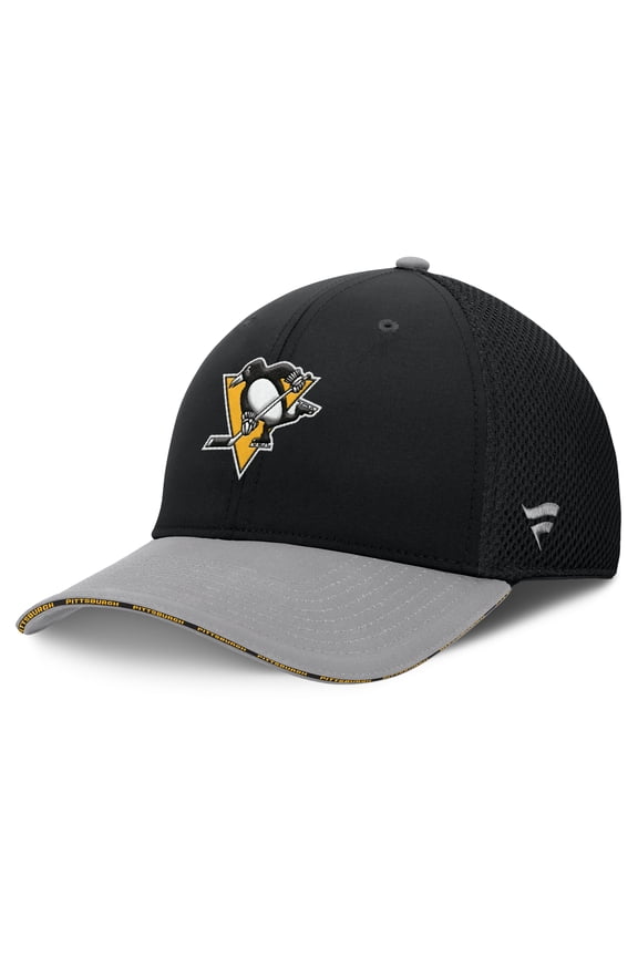 Men's Fanatics Black Pittsburgh Penguins Fundamentals Span Flex Hat