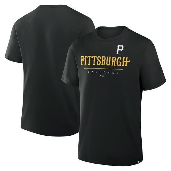 Men's Fanatics Black Pittsburgh Pirates Color Pop Legacy Clubhouse T-Shirt