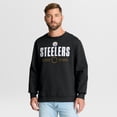 thumbnail image 1 of Men's Fanatics Black Pittsburgh Steelers Direct Handoff Legacy Pullover Sweatshirt, 1 of 5
