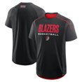 thumbnail image 1 of Men's Fanatics Black Portland Trail Blazers Inbound Pass Play Practice T-Shirt, 1 of 3