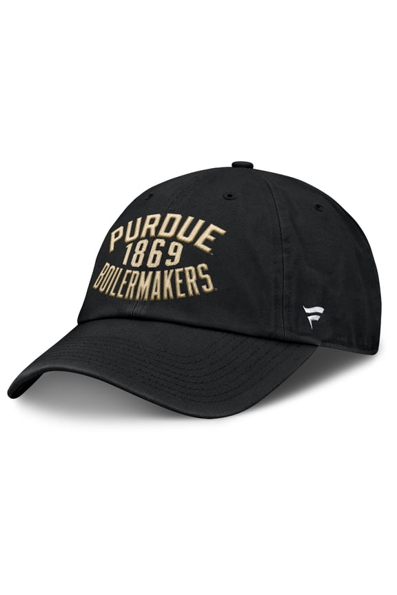 Men's Fanatics Black Purdue Boilermakers Archer Adjustable Hat
