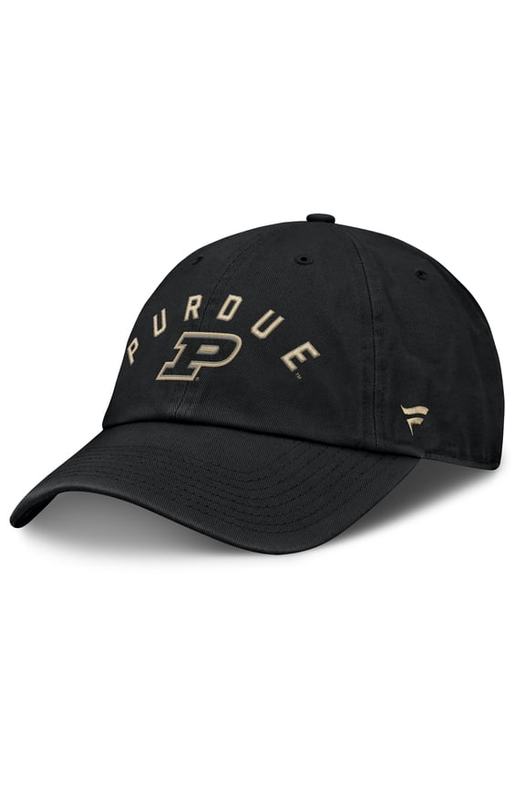 Men's Fanatics Black Purdue Boilermakers Myth Adjustable Hat