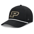 thumbnail image 1 of Men's Fanatics  Black Purdue Boilermakers Undertone Rope Adjustable Hat, 1 of 4