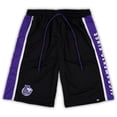 thumbnail image 1 of Men's Fanatics Black Sacramento Kings Big & Tall Referee Iconic Mesh Shorts, 1 of 1