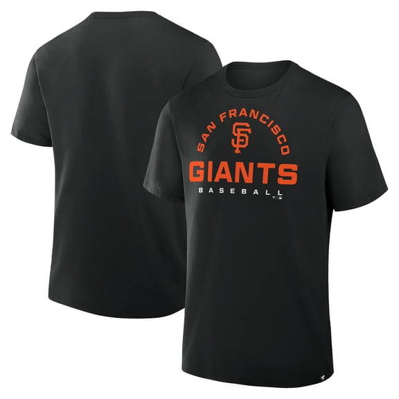 Men's Fanatics Black San Francisco Giants Clubhouse Legacy Primary Play T-Shirt