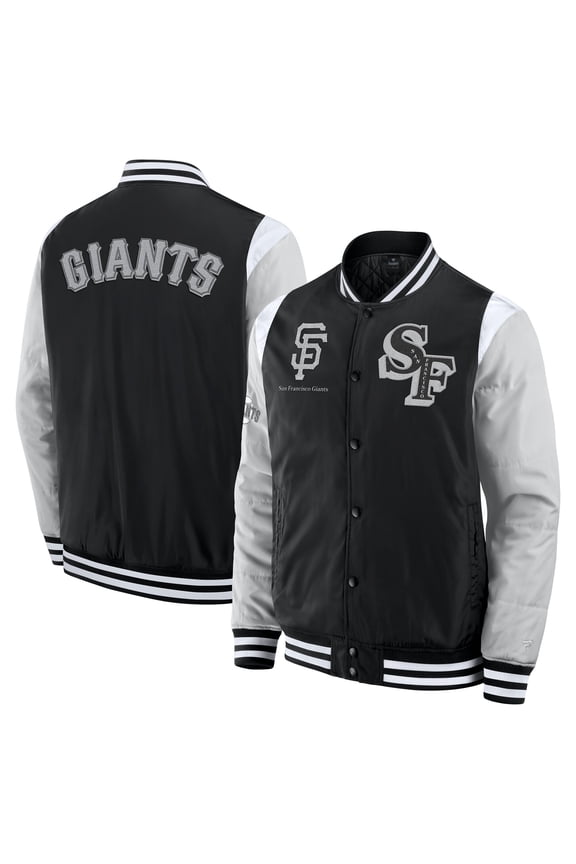 Men's Fanatics Black San Francisco Giants Elements Elite Full-Snap Jacket