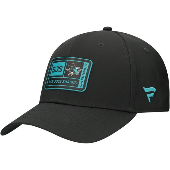 Men's-Fanatics  Black San Jose Sharks Training Camp Fitted Hat